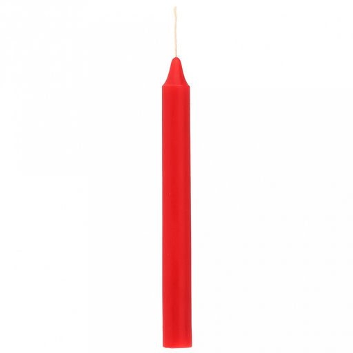 Свеча "Столовая" д2см, h18см, время горения 4ч, красный (Россия)