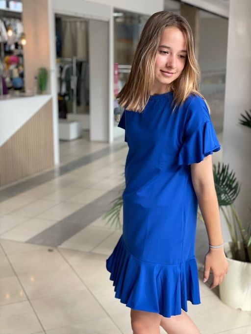 Платье с волнами ПЛОТНЫЙ ХЛОПОК - Knitka wear фото 2