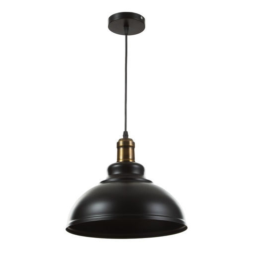 Светильник BayerLux Подвес «Спул» 1×40 Вт E27 черный 29×29×125 см