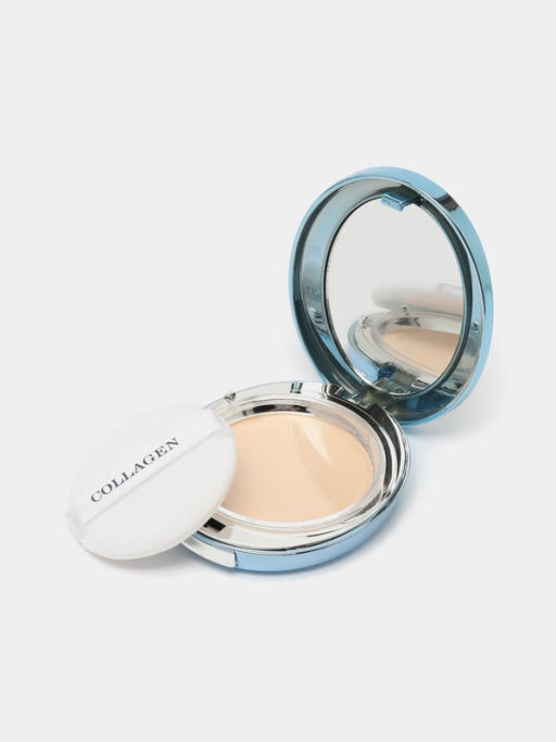 Пудра увлажняющая коллагеновая + зап.блок ENOUGH Collagen Hydro Moisture Two Way Cake SPF25 PA++ #21, 13g+13g