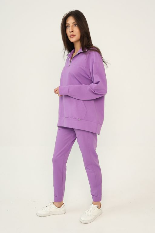 Брюки женские 277L3-15 фиолетовый - Solo mio фото 4