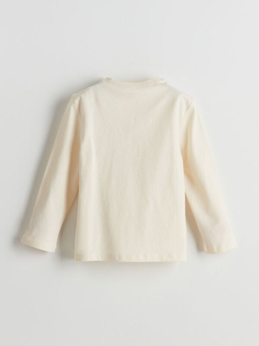 Bisiklet Yaka Bask?l? Erkek Bebek Ti??rt