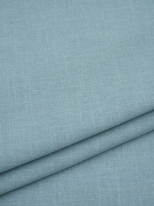 Конопля с хлопком-диагональ цв.Св.бирюзово-серый, ш.1.4м, конопля-80%, хлопок-20%, 246гр/м.кв - Купава фото 9