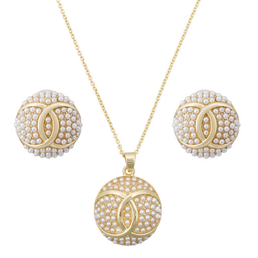 Комплект колье+серьги Fiore Luna