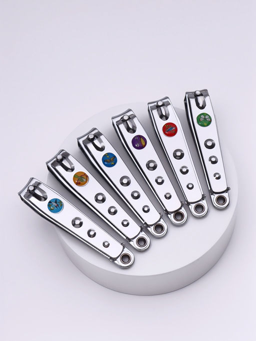 Цена за 12 шт. Кусачки книпсер педикюрные, с пилкой, 7.6 см, в коробке, МИКС - Qf фото 2