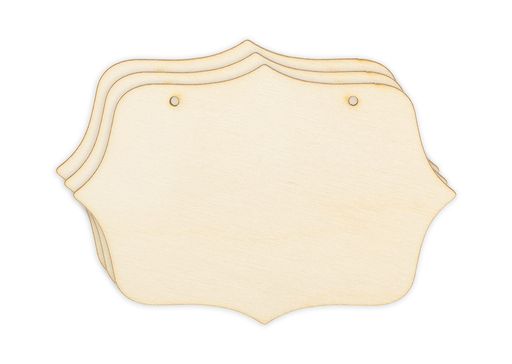 Заготовка для декорирования Mr. Carving ВД-725 Набор табличек фанера 0.3 см 3 шт Овальные (12.5см)  фото 5