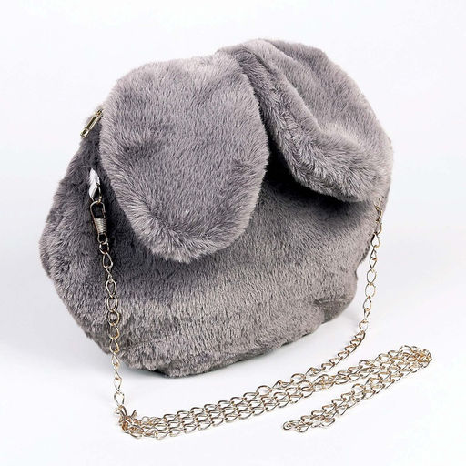 Сумка детская Зайчик, 20?20 см, серая