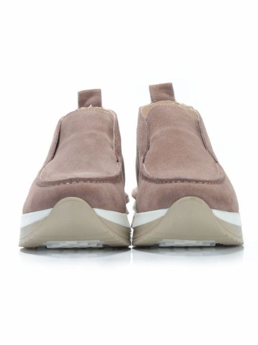 01-5576-5 BROWN Ботинки демисезонные женские (натуральная замша, байка) - No name фото 11