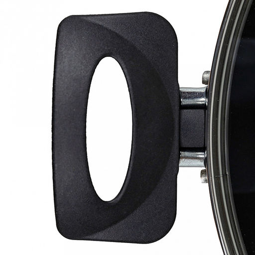 "Атлас" Сотейник с антипригарным покрытием д26см, h7см, s1,5мм, стеклянная крышка, 2 бакелитовые ручки (Россия)