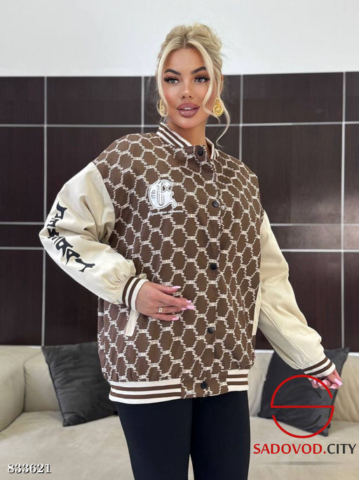 Бомбер с надписью женский - Bruno фото 7