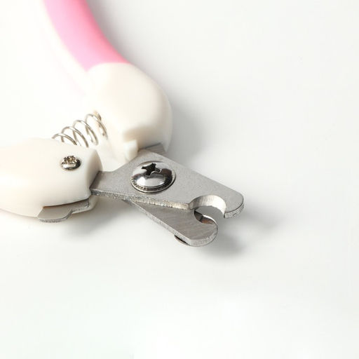 Когтерез боковой средний эргономичный, отверстие 11 мм, розовый с белым - Пижон фото 2