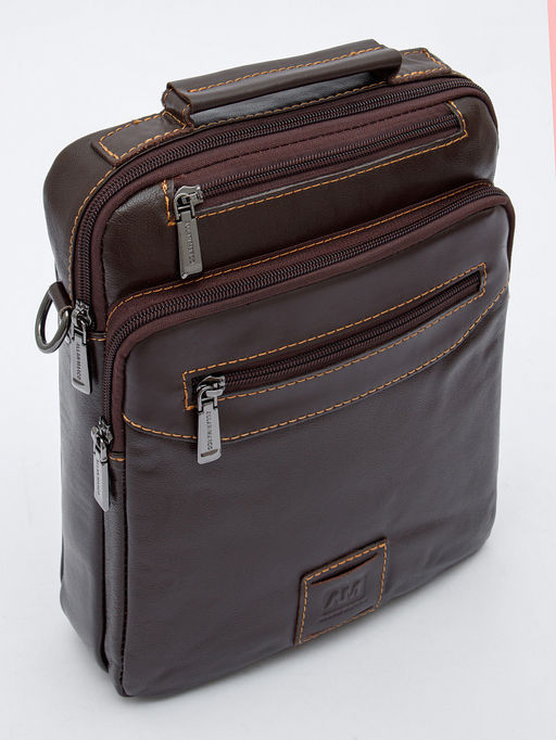 Сумка 10100AM d.brown Allan Marco