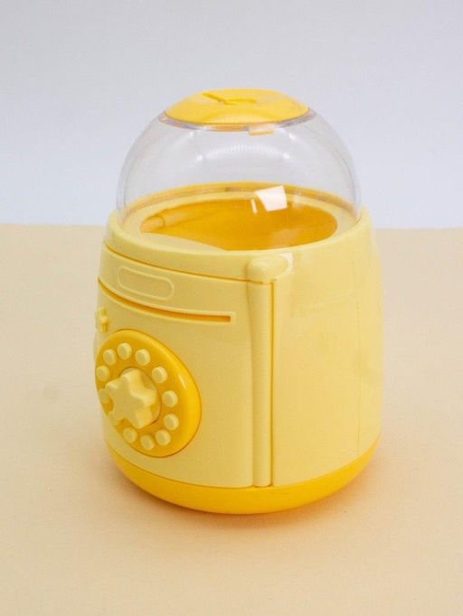 Копилка-сейф "Star bank", yellow (13x11 см)