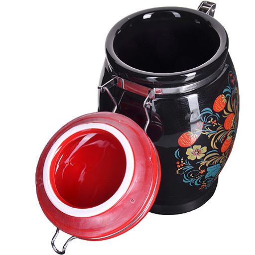 28422 Банка для сыпучих 900мл Лесная ягода дол/металл LR (х24) - Mayer&boch фото 2