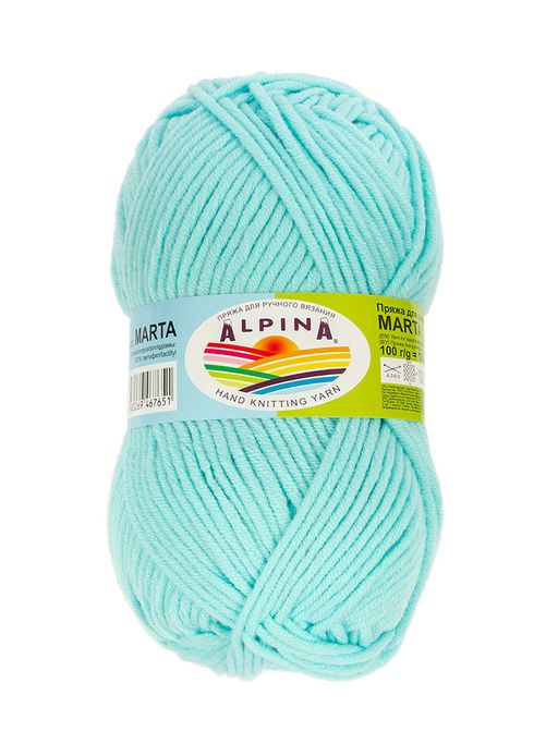 Пряжа ALPINA MARTA 100% тактифил 5 шт. х 100 г 120 м  6 м