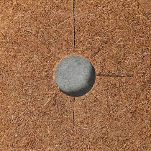 Круг приствольный, d=0.4 м, из кокосового полотна, набор 5 шт., «Мульчаграм»