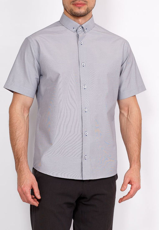 Сорочка мужская короткий рукав GREG 311/109/03/KZS/b/1  фото 6