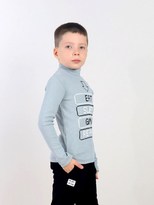 CRB wear / CWKB 63976-23-425 Водолазка для мальчика,серый  фото 2