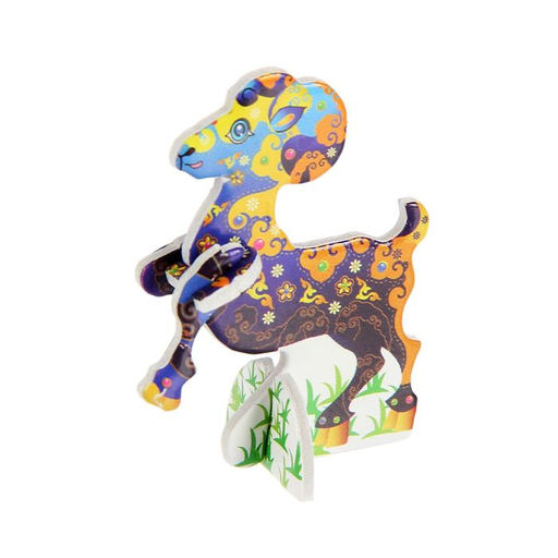 Цена за 12 шт. Конструктор 3D Животные, МИКС - Simaland фото 4