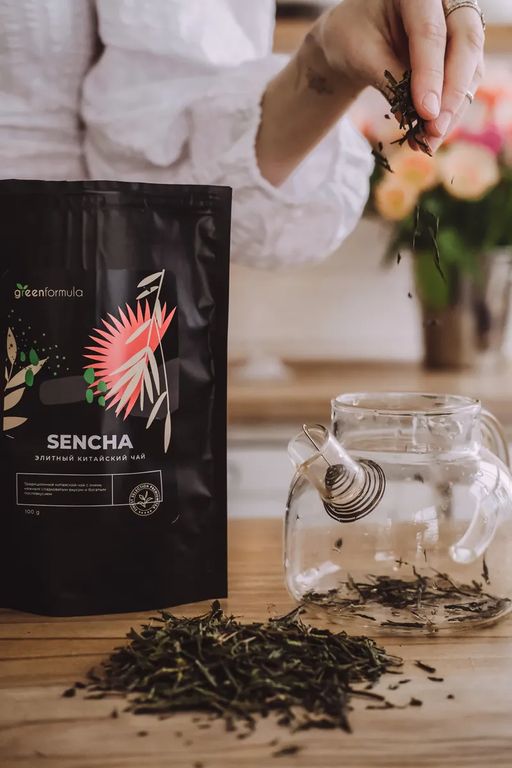 GF Японский чай Sencha Ассамуши 100 гр - Greenformula фото 4