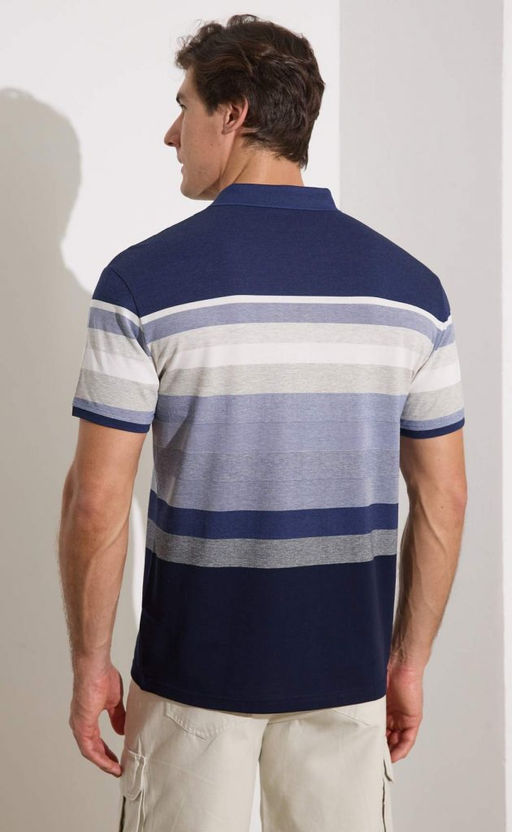 Футболка-поло F211-07-564b blue - Fine joyce фото 6