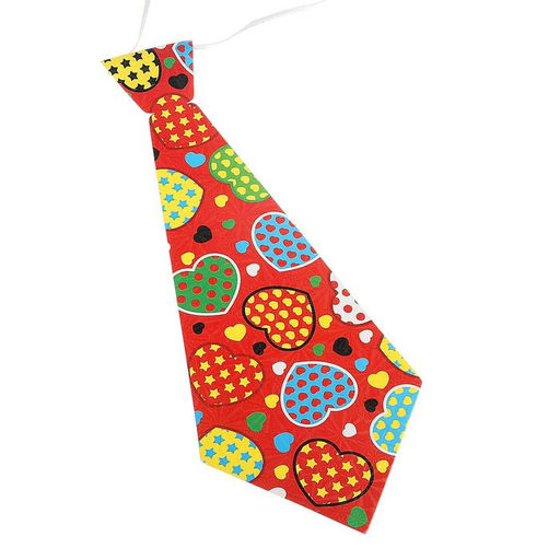 Карнавальный галстук «Сердца», набор 6 шт., виды МИКС