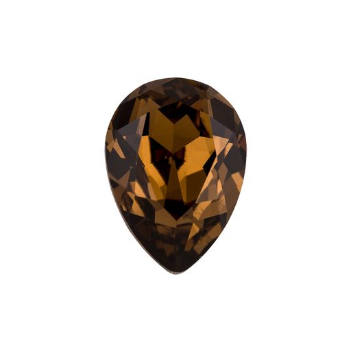 PRECIOSA 435-16-301 страз цветн. 14 х 10 мм стекло 6 шт табак (smoked topaz 10220)