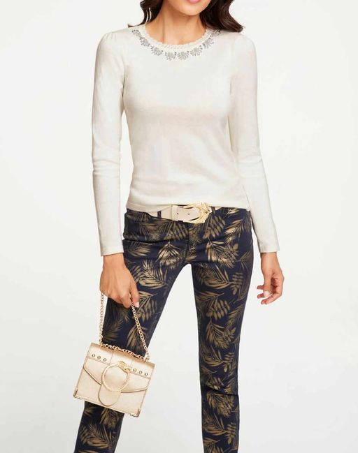 Пуловер, экрю - Ashley brooke фото 5