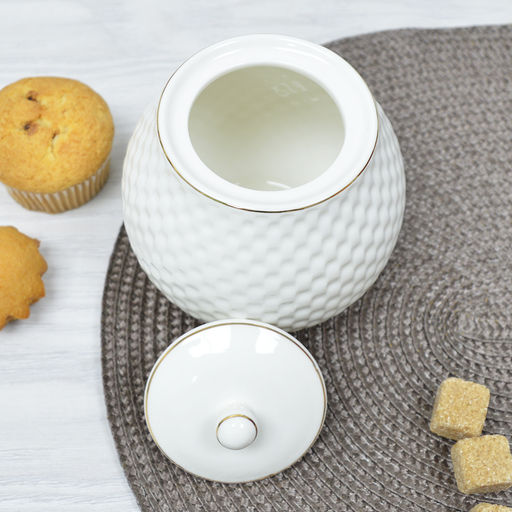 Сахарница "Пломбир" 450 мл фарфор арт. TC69V-GL/TC69M-GL/GC01-GL SP (100387)