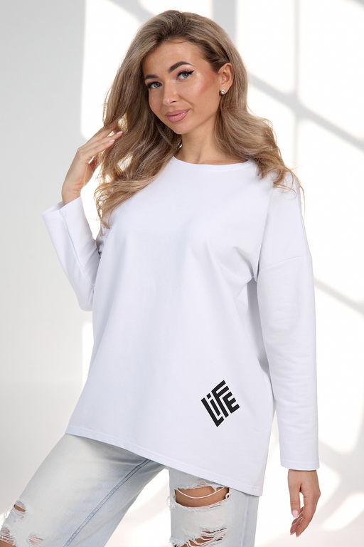 Кофта футер life дл/р