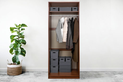 Корзинка с крышкой 7,5 л 35*24,5*10,5 см Береста серая (модель 5221/18) - Elan gallery фото 6