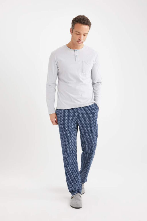 Regular Fit Kareli Cepli Pijama Alt? - Defacto фото 3