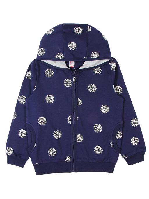 CRB wear/CWK 62241 Куртка для девочки, темно-синий/Ex.Cherubino фото 2