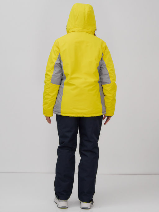 Горнолыжный костюм женский зимний желтого цвета 02802J - Mtforce фото 4