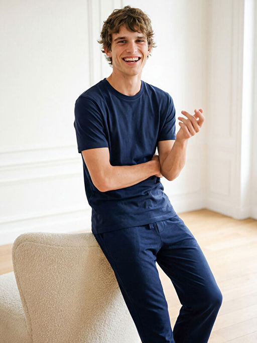 Standart Kal?p Erkek Pijama Alt 2li