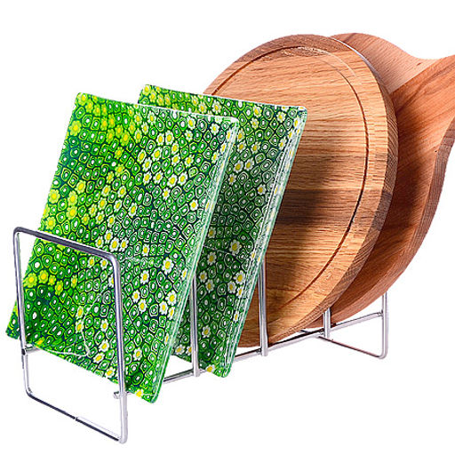 АЛТ409С Подставка д/тарелок и досок без поддона 23,5х12,5х12,5см металл (х8) - Mayer&boch фото 2