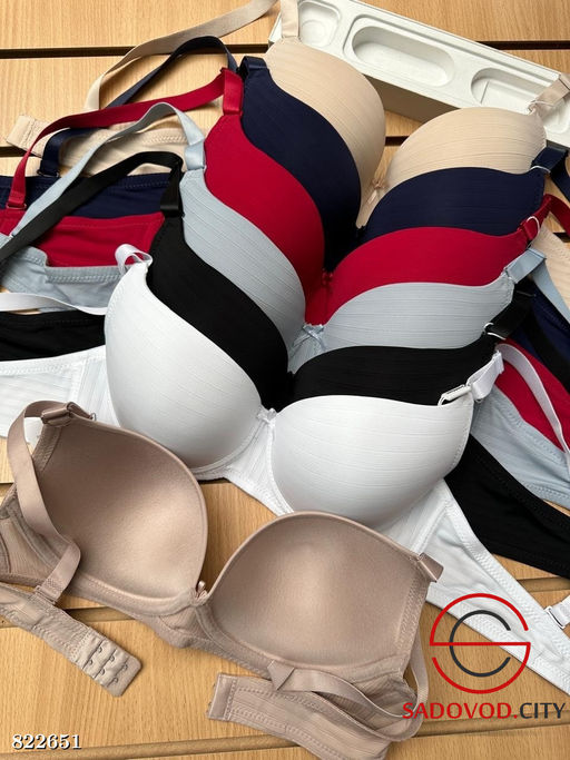 Бюстгальтер с пушап, гладкий