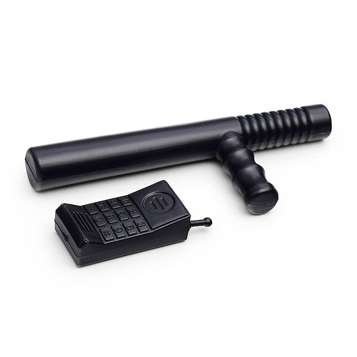 Набор полицейского (пистолет, мишень, рация, жезл) в сумке