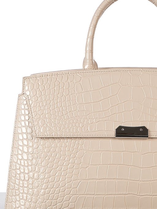 LACCOMA сумка НИ8099-бежевый натуральная кожа хлопок