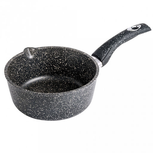 Ковш с тефлоновым покрытием 2,0л, д20см "Гранит", h8,5см, s0,4см, ручка из термостойкого пластика (Россия)