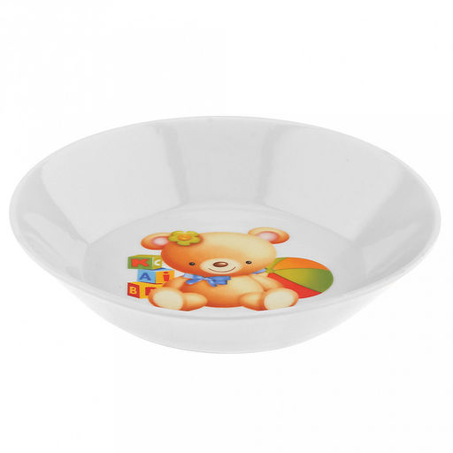 Блюдце-тазик фарфоровое "Любимые игрушки" д140мм, h30мм (Россия)