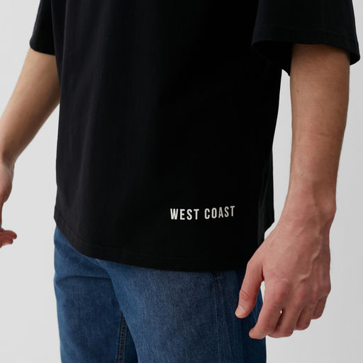 Футболка мужская MIST West, размер 50, черный