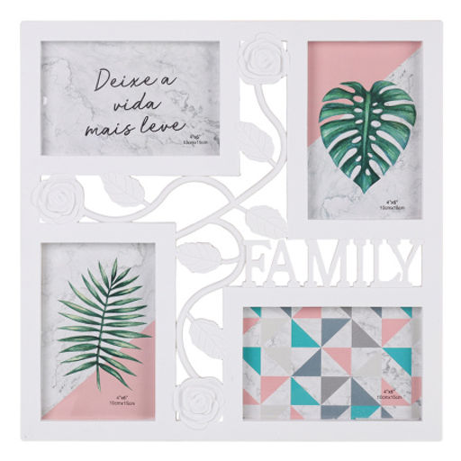 Фоторамка коллаж Семья 34,5х34 см / 047-1 /уп 36/ 4 фото - Галеонтрейд фото 5