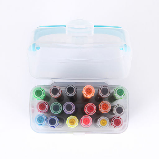 Фломастеры, 18 цветов, толстые, с печатью, вентилируемый колпачок, МИКС - Simaland фото 4