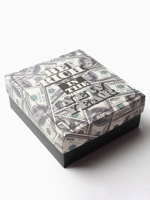 Набор подарочный KAFTAN Be rich, носки 3 пары, размер 41-44 (27-29 см), термос, открытка