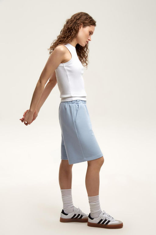 ЕВТ 4152/голубой кашемир шорты жен