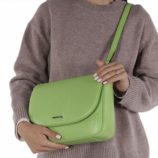 Сумка 270180 green Velina Fabbiana-Safenta