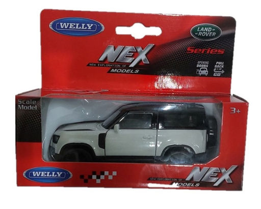 Welly. Машинка 1:38 "Land Rover Defender 2020" кремовый арт.43801W-CM