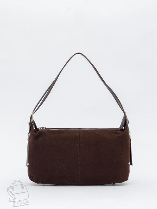 Сумка женская кожаная 6148QF d.coffee  Polina&Eiterou