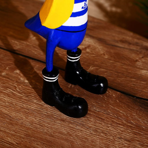 Сувенир «Утка-морячок», 27 см, дерево